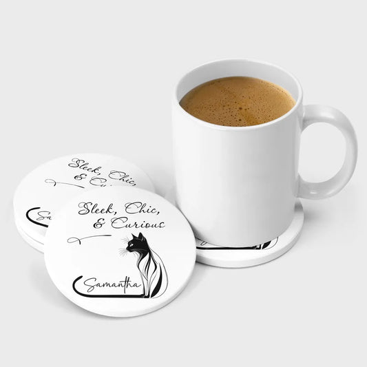 Sleek, Chic & Curious Coaster