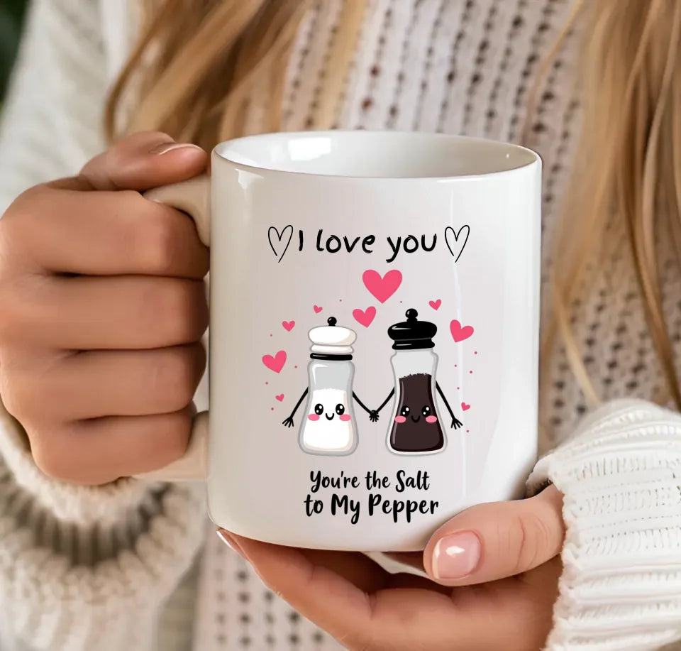 I Love You Custom Food Pair Mug