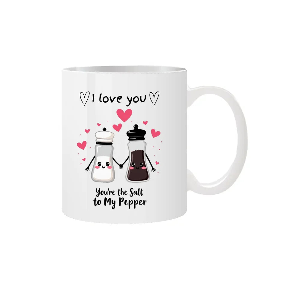 I Love You Custom Food Pair Mug