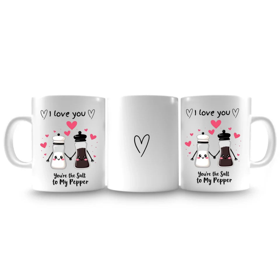 I Love You Custom Food Pair Mug