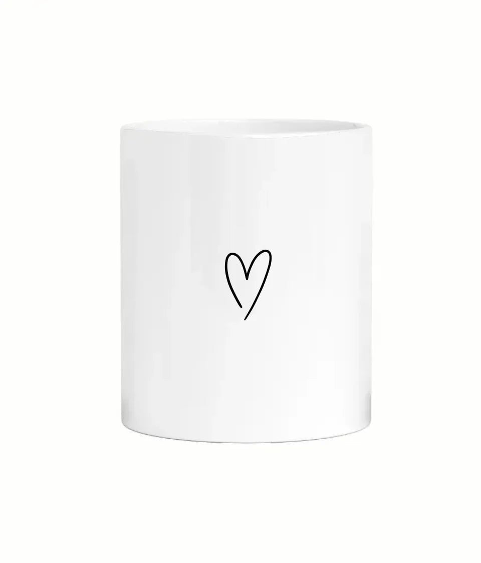 I Love You Heart Photo Mug