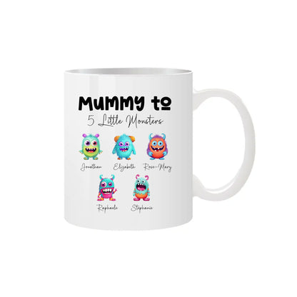 Mummy's (Custom Title) Little Monsters Mug