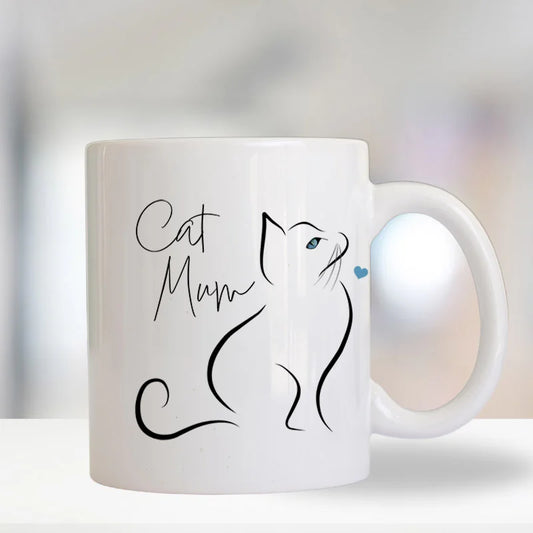 Mummy's (Custom Title) Cat Mug