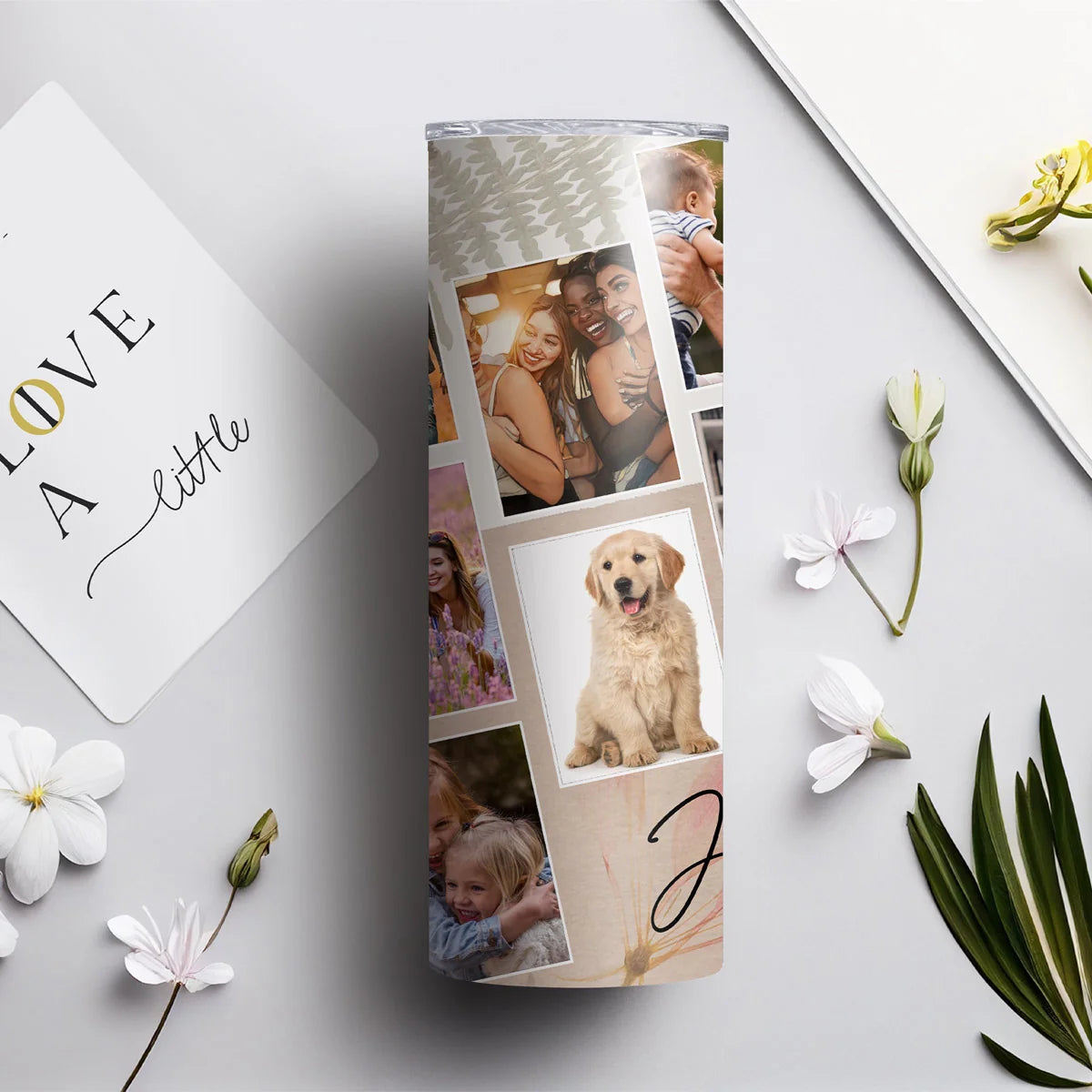 Floral Photo Collection Tumbler