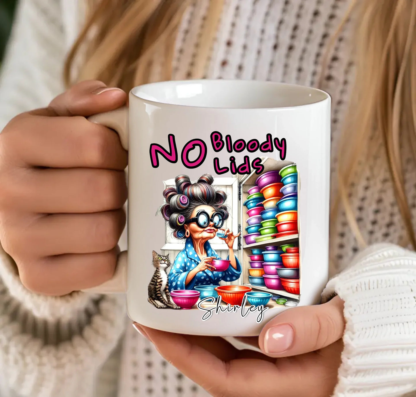 No Bloody Lids Mug