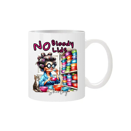 No Bloody Lids Mug