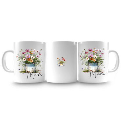 Wildflowers Mum / Name Mug