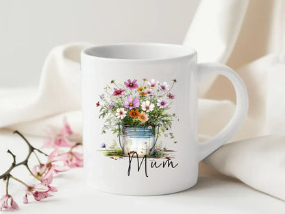 Wildflowers Mum / Name Mug