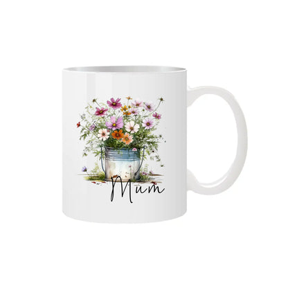 Wildflowers Mum / Name Mug