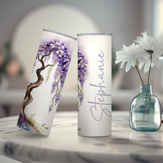 Wisteria Flowers Tumbler