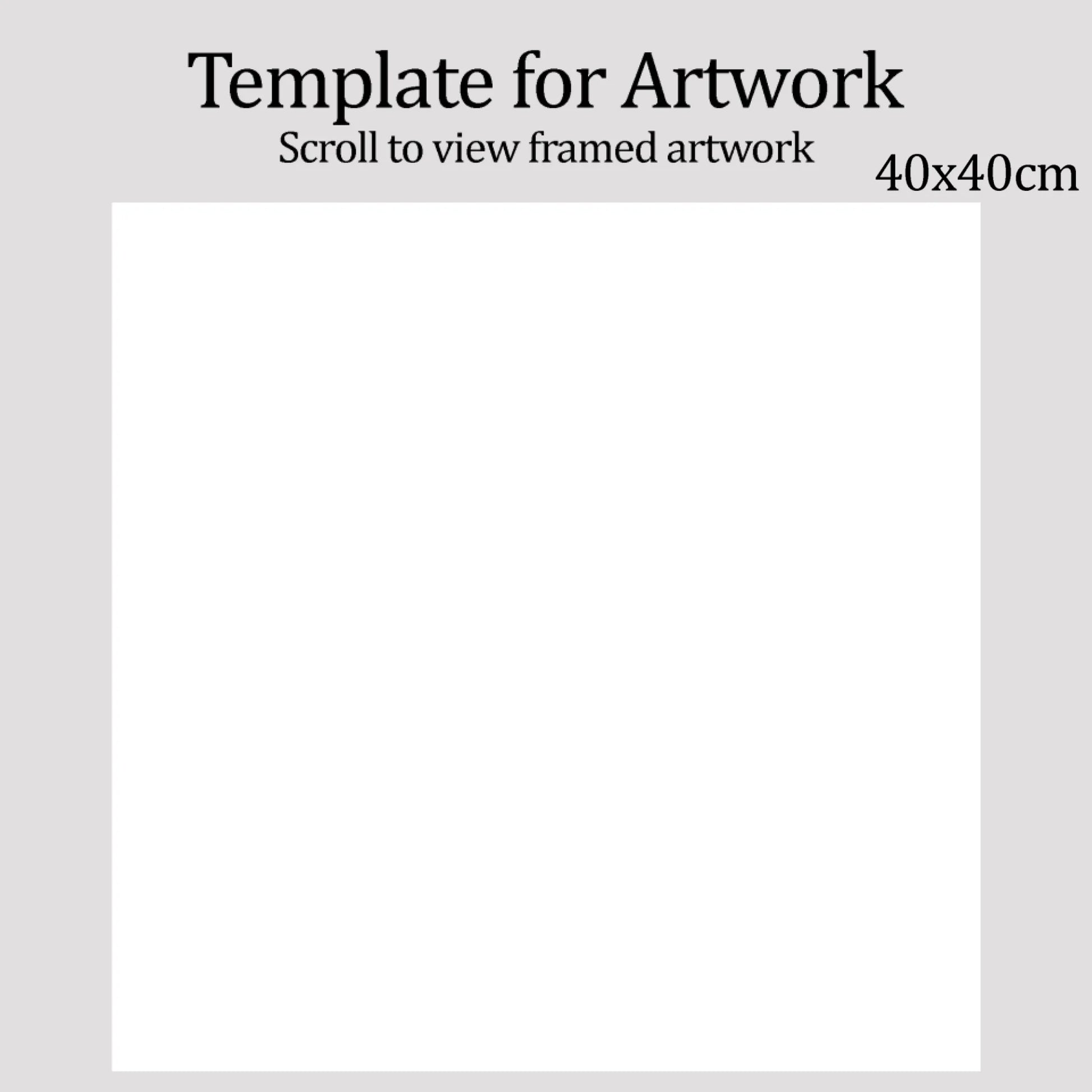 Artwork template 40x40