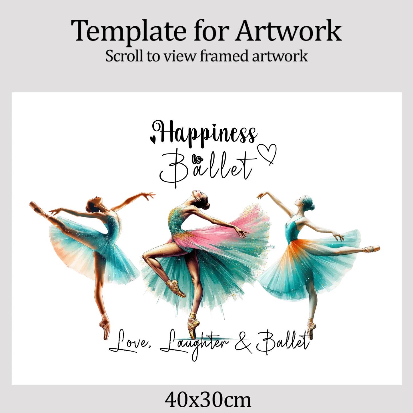 Artwork template 40x30