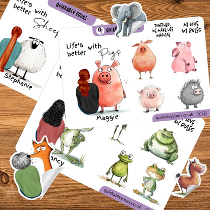 sticker sheets