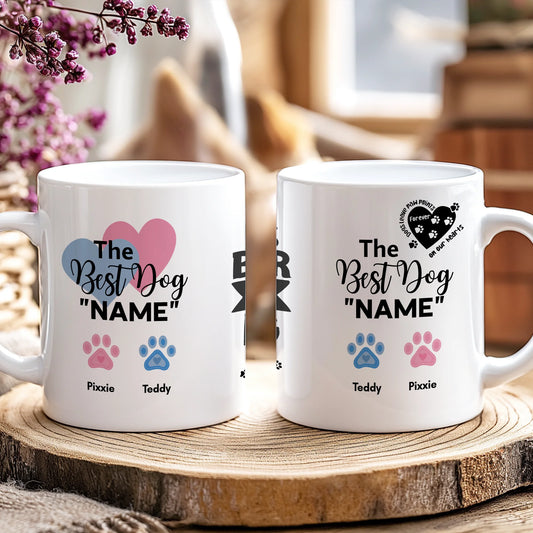 Personalised Dog Owner Gift Mug – Custom Breeds, Paw Prints & Quotes