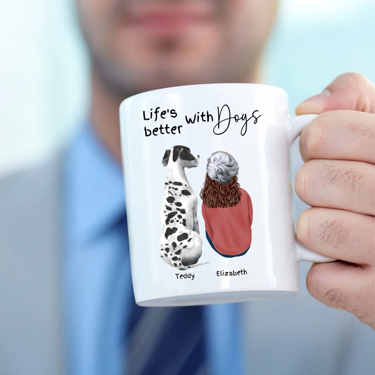 Personalised mug for a create your own gift set