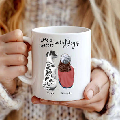 Personalised mug gift set for him or her