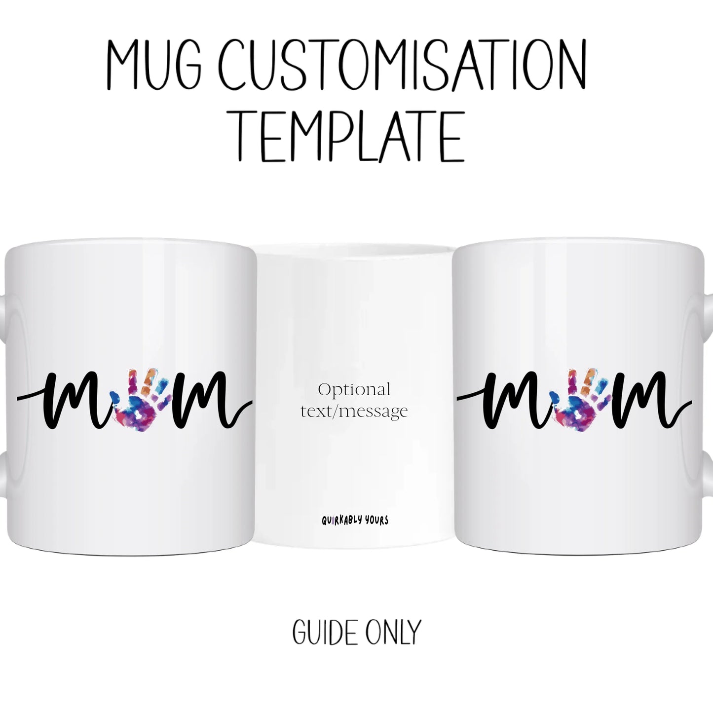 Mug Customisation template