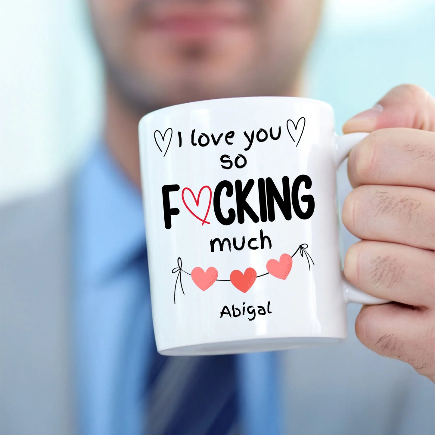 Personalised mug for a create your own gift set