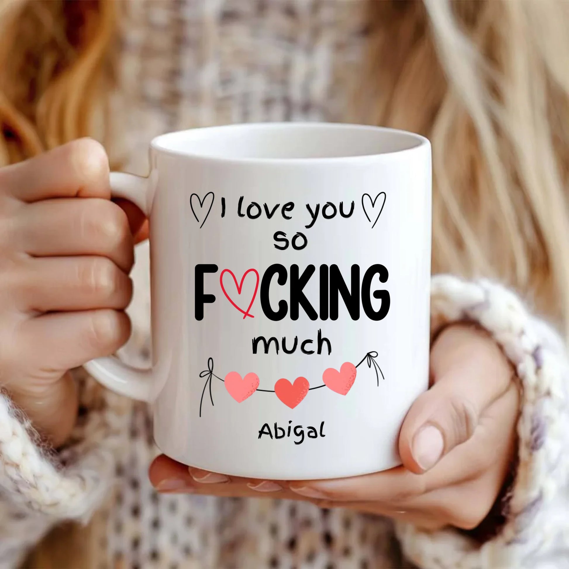 Personalised mug gift set for him or her