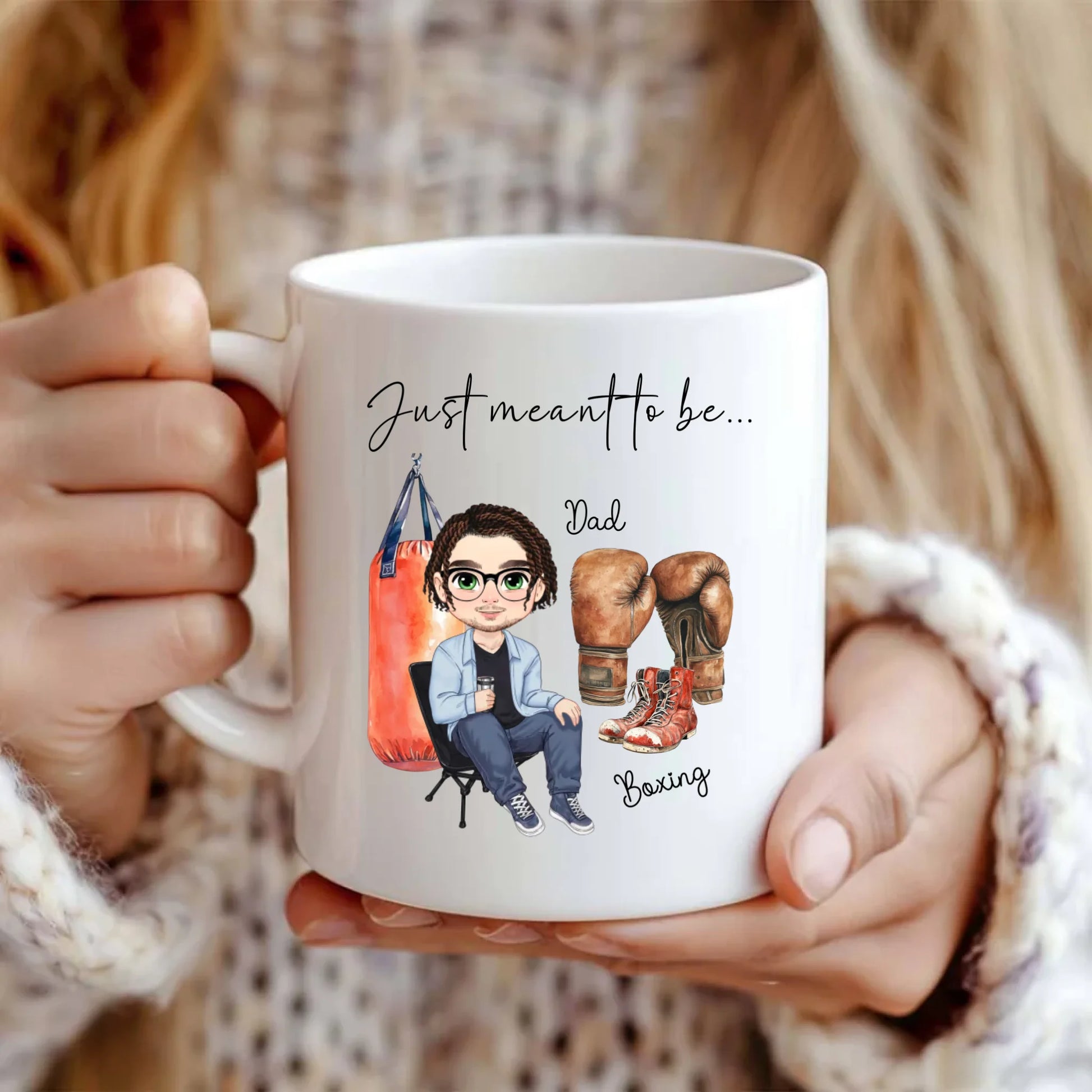 Personalised mug gift set for him or her