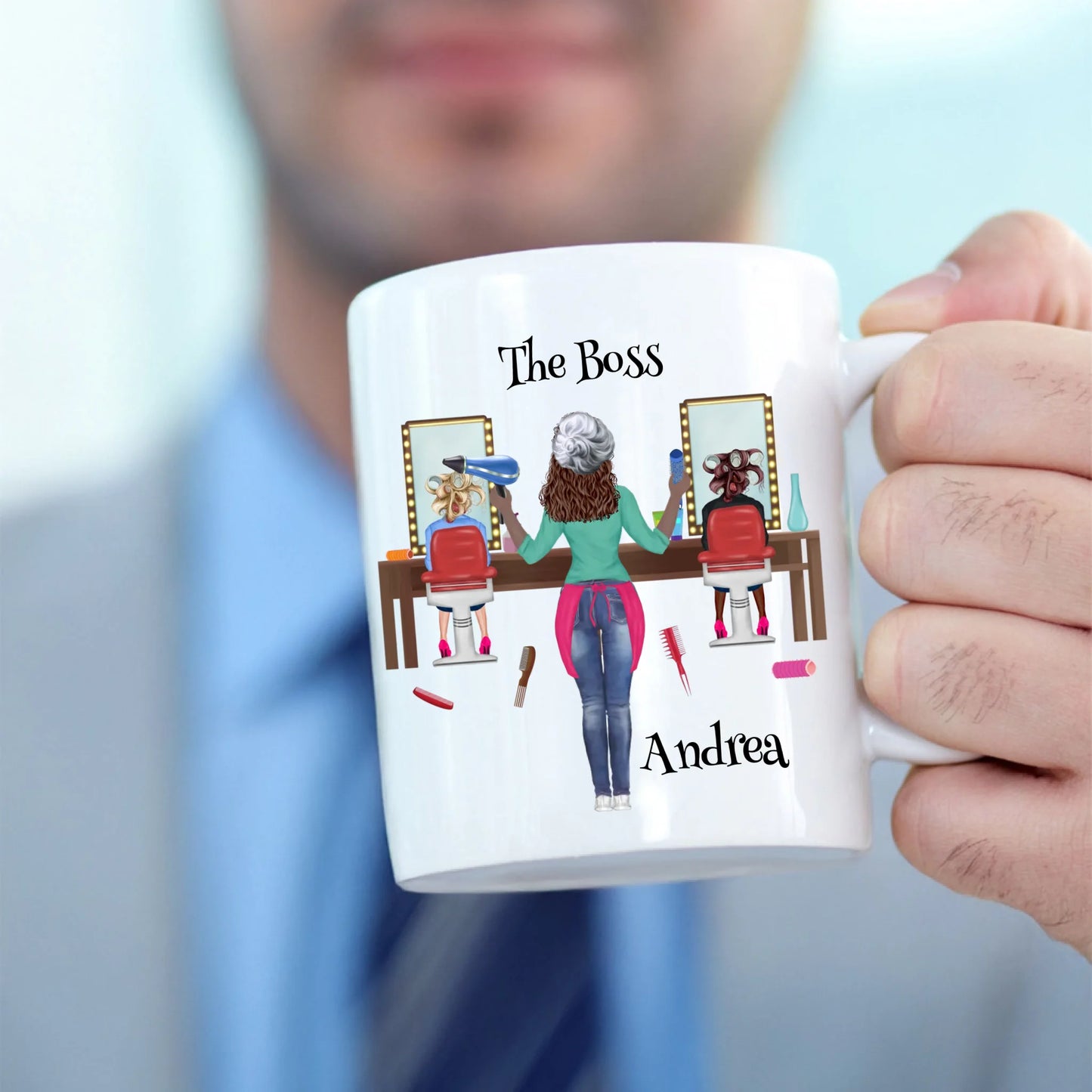 Personalised mug for a create your own gift set