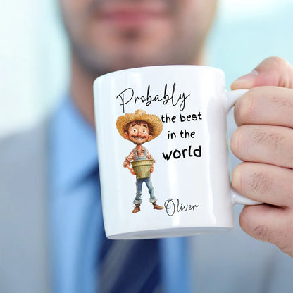 Personalised mug for a create your own gift set