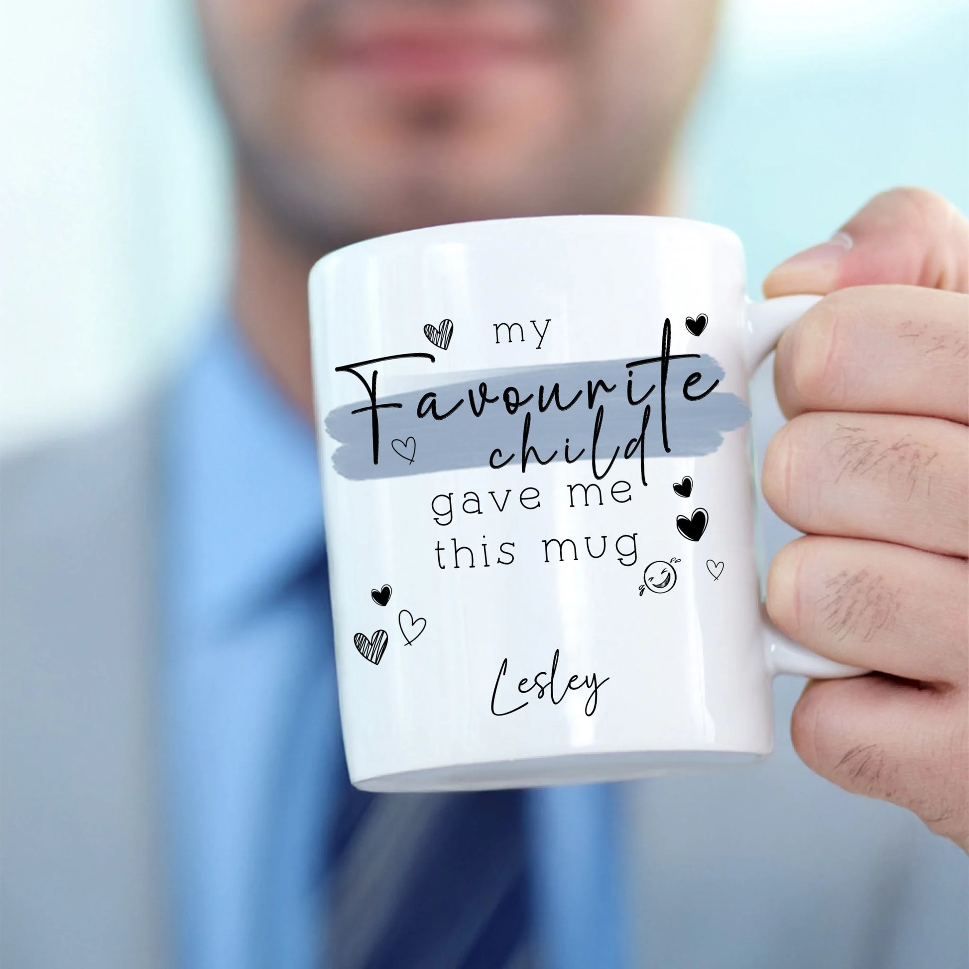 Personalised mug for a create your own gift set