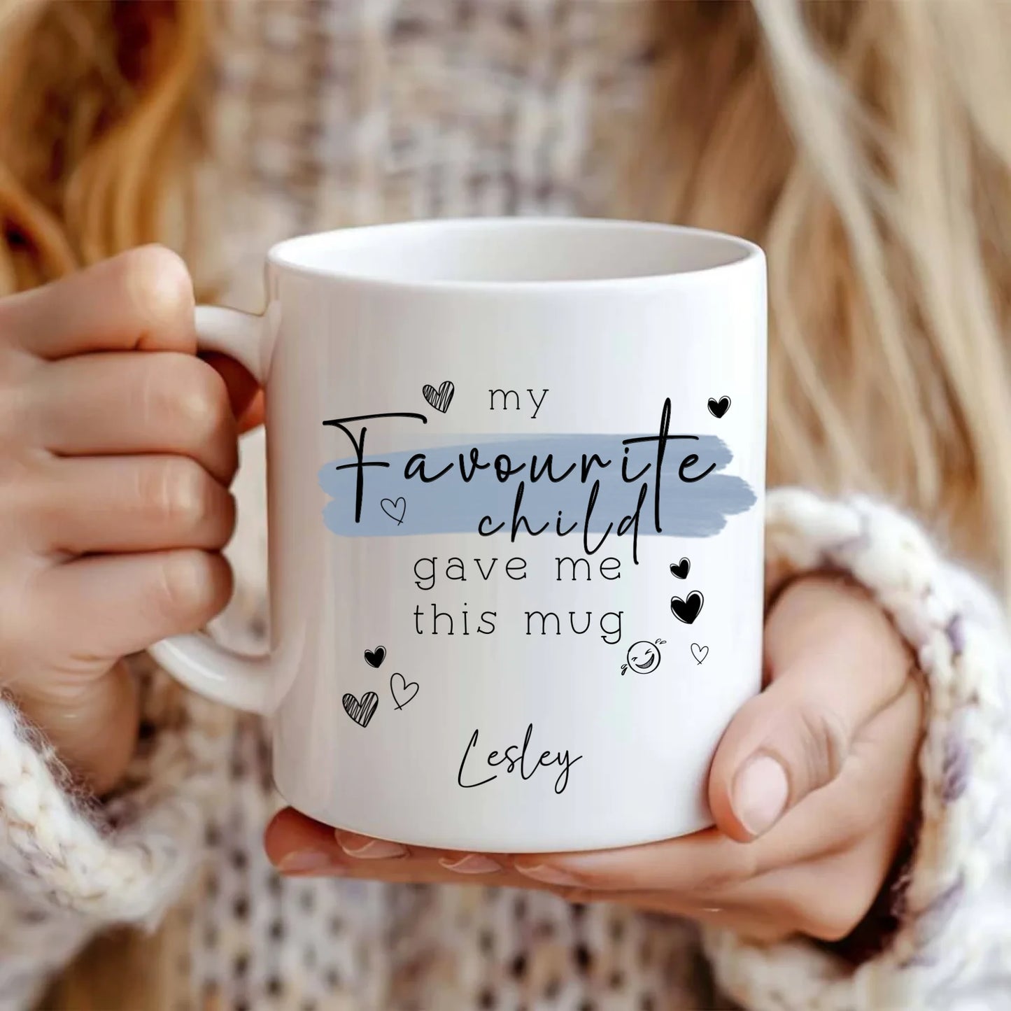 Personalised mug gift set for him or her