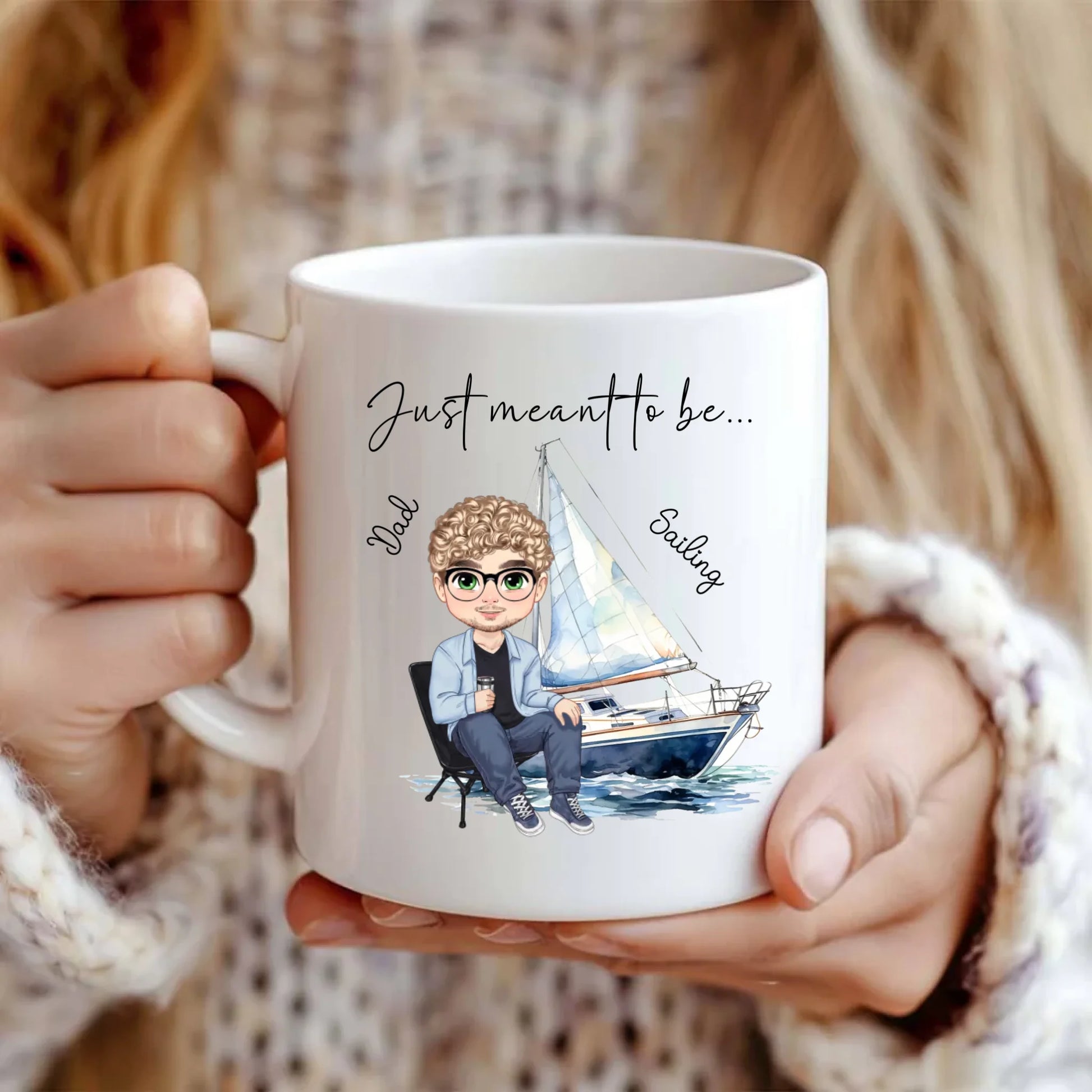 Personalised mug gift set for him or her