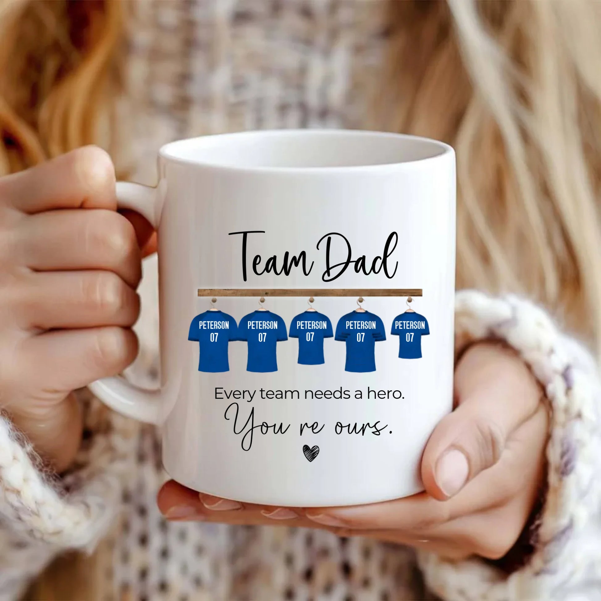 Personalised mug gift set for him or her