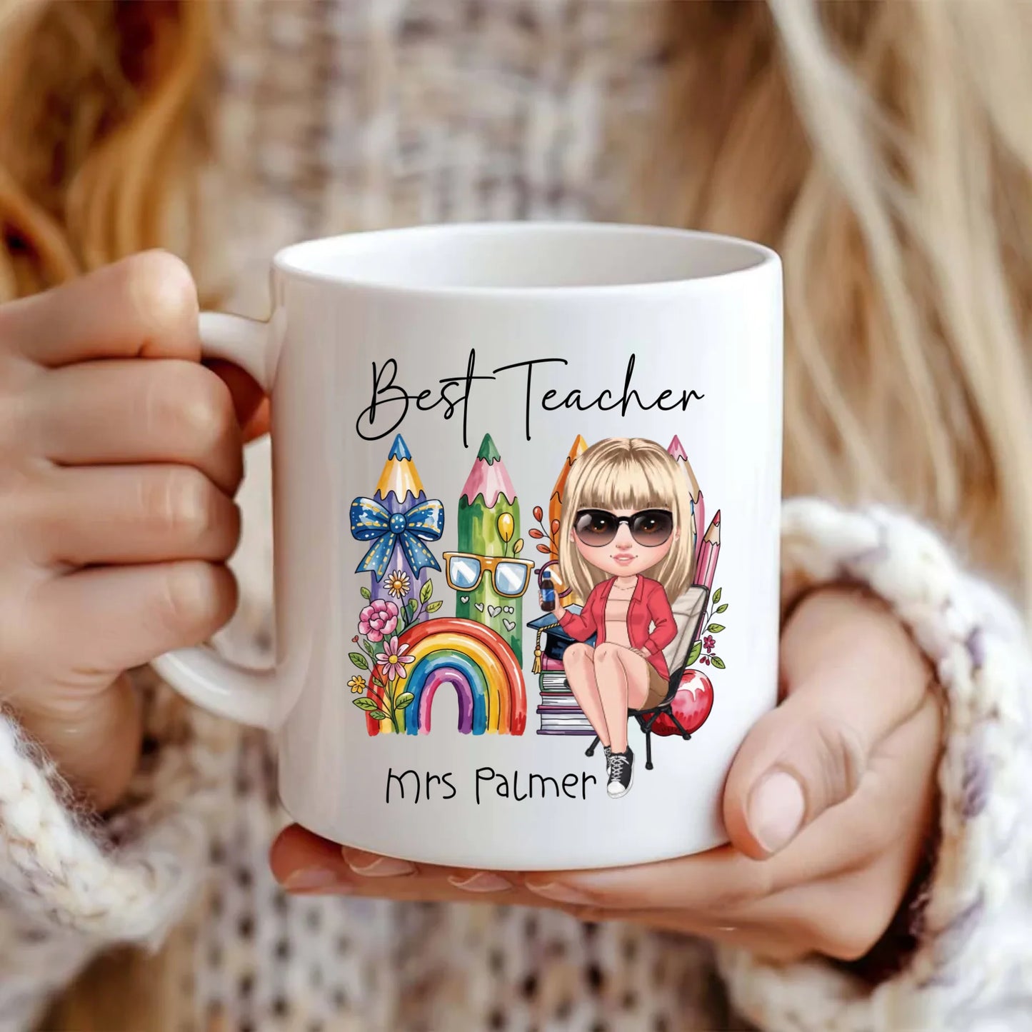 Personalised mug gift set for him or her