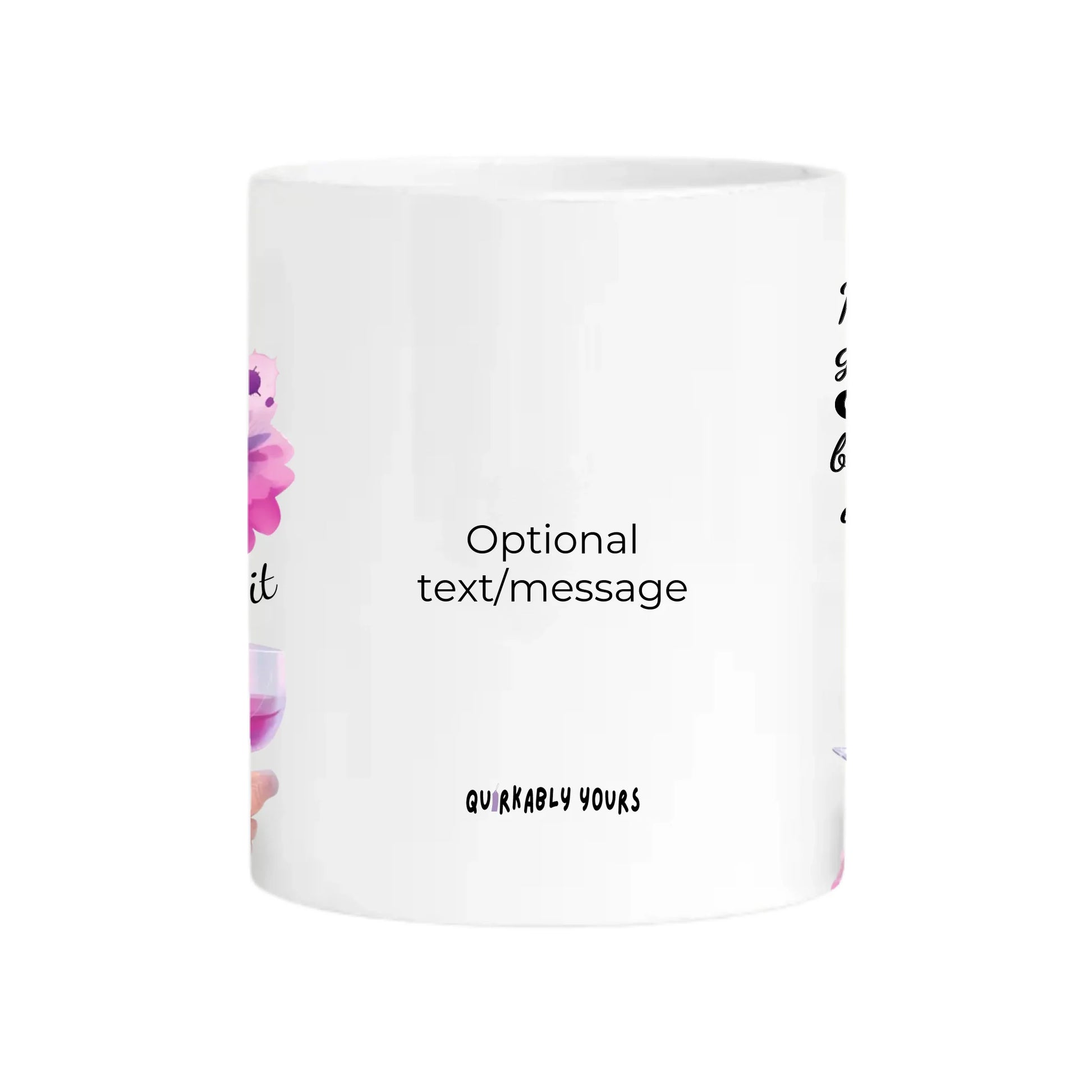 optional message in the centre mug gift set for her