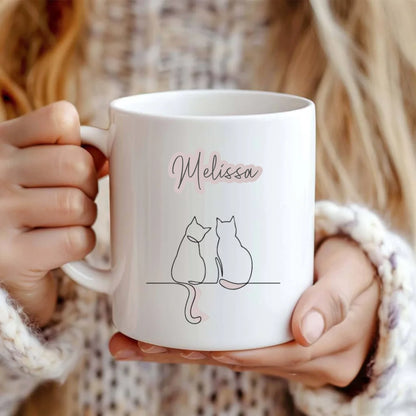 Personalised mug gift set for him or her