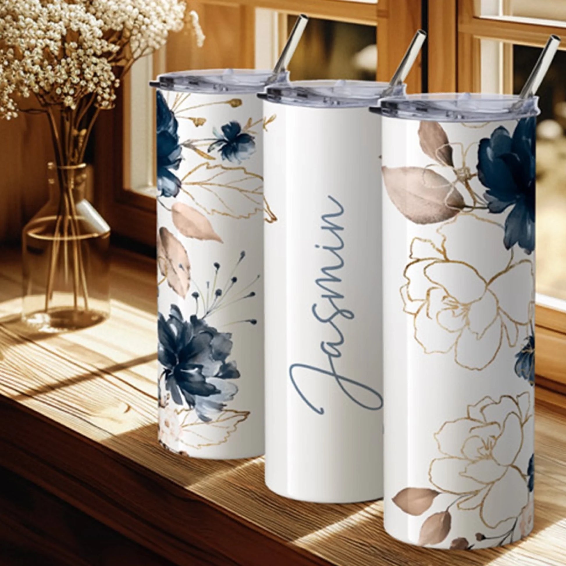 Blue-and-gold-floral-e