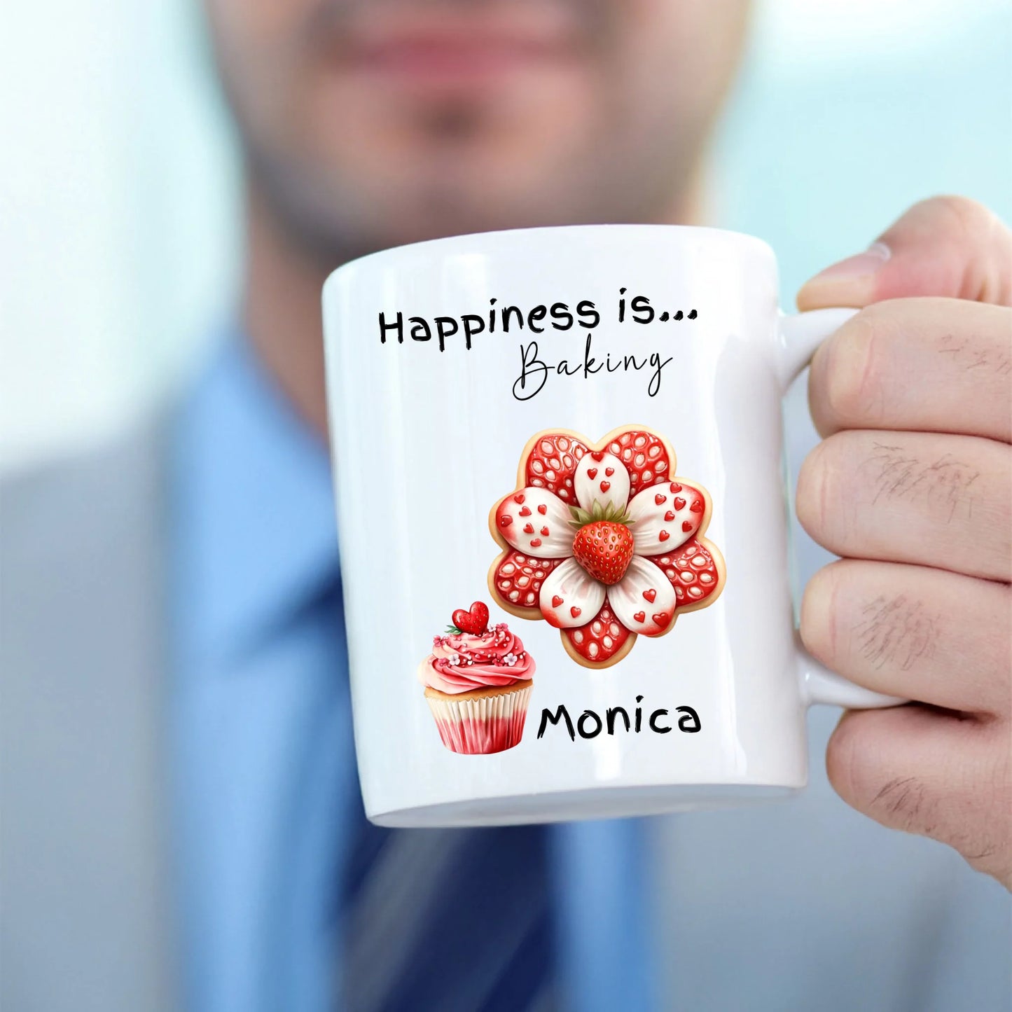 Personalised mug for a create your own gift set