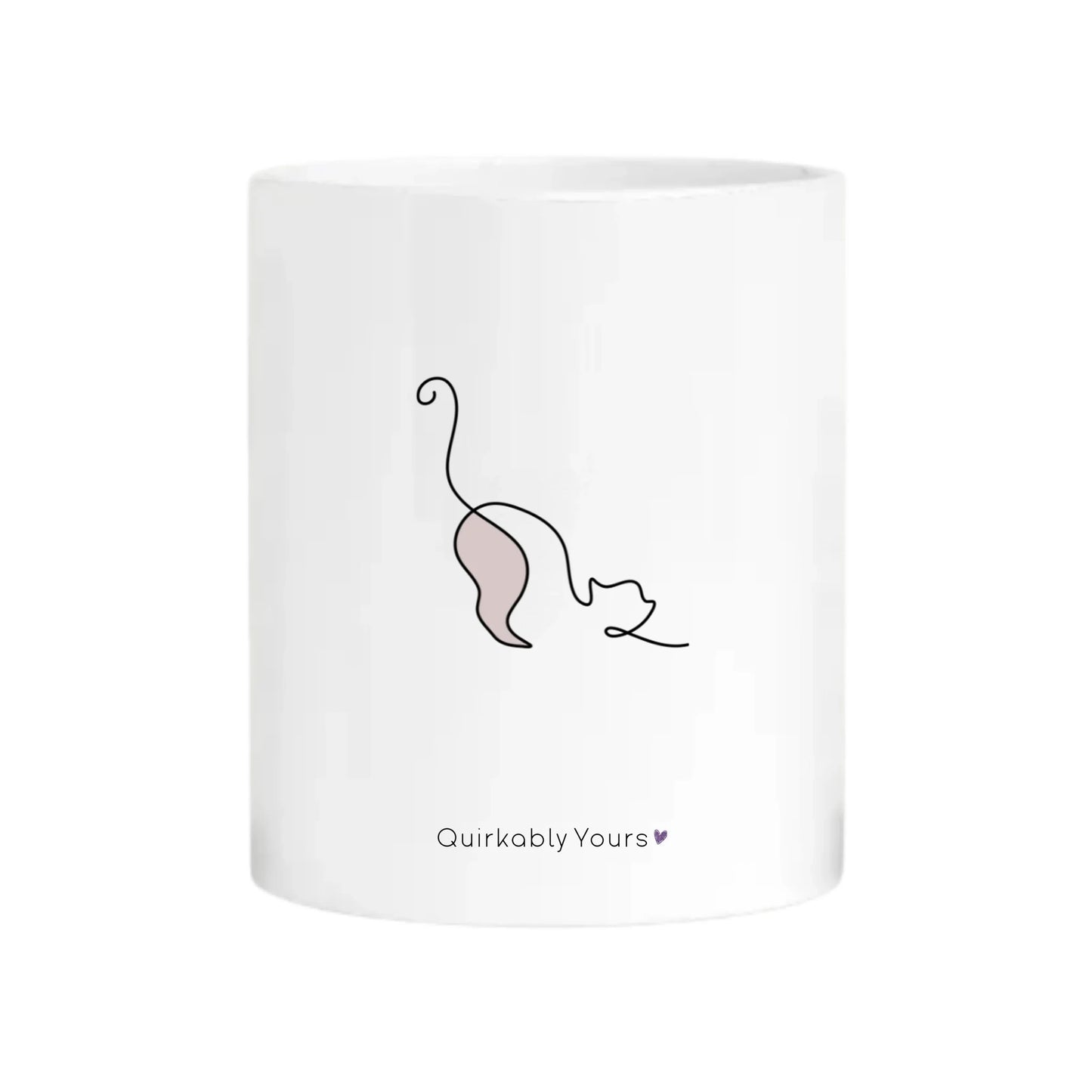 centre side of personalised mug