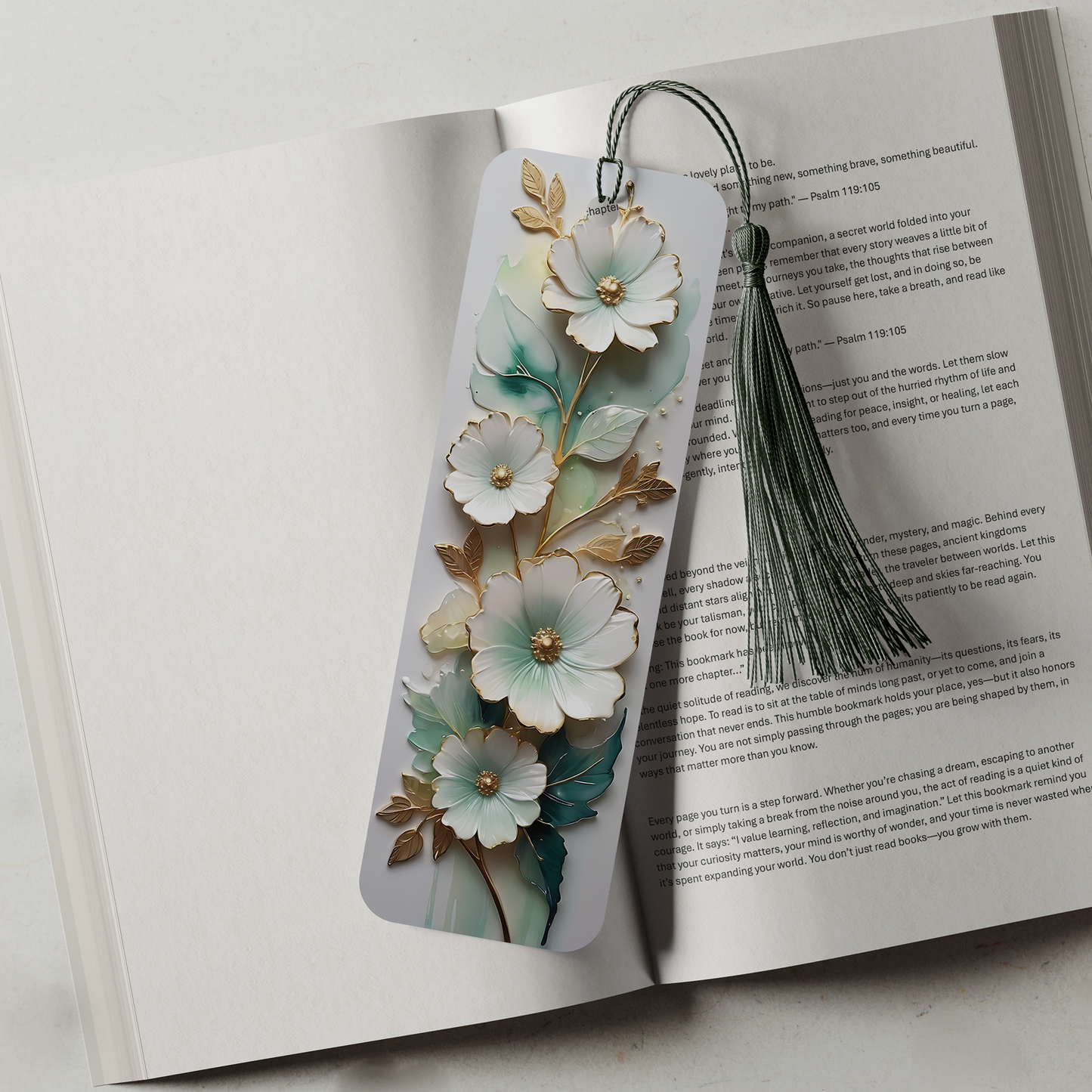 Floral Bookmarks in 43 Stunning Colours – Perfect Gift for Book Lovers