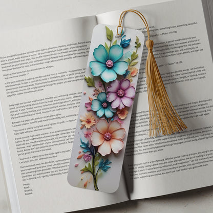 Floral Bookmarks in 43 Stunning Colours – Perfect Gift for Book Lovers