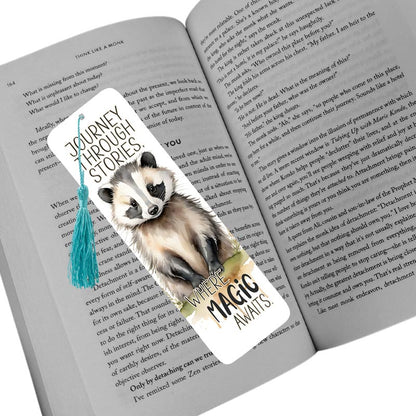 Cute Badger with Quote Bookmark