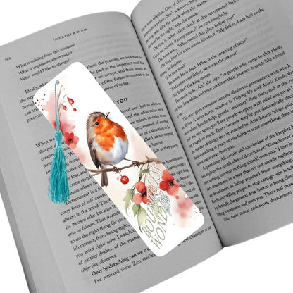 Red Robin Boundless Wonder Quote Bookmark