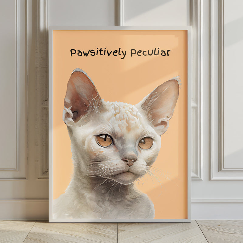 Customisable cat artwork for gifts