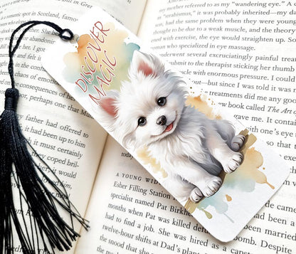 Discover Magic Cute Dog Bookmark