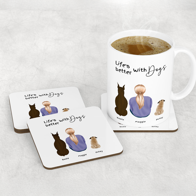 coaster add on for coaster mug set