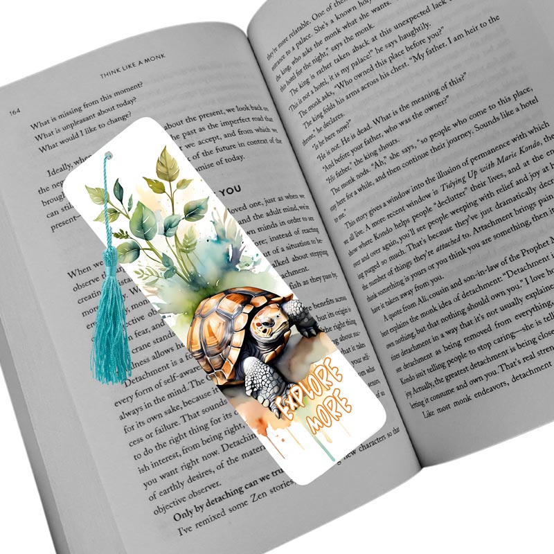 Explore More Tortoise Bookmark