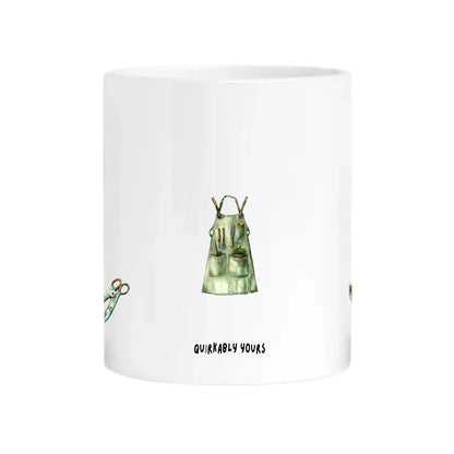 Centre of garden themed mug