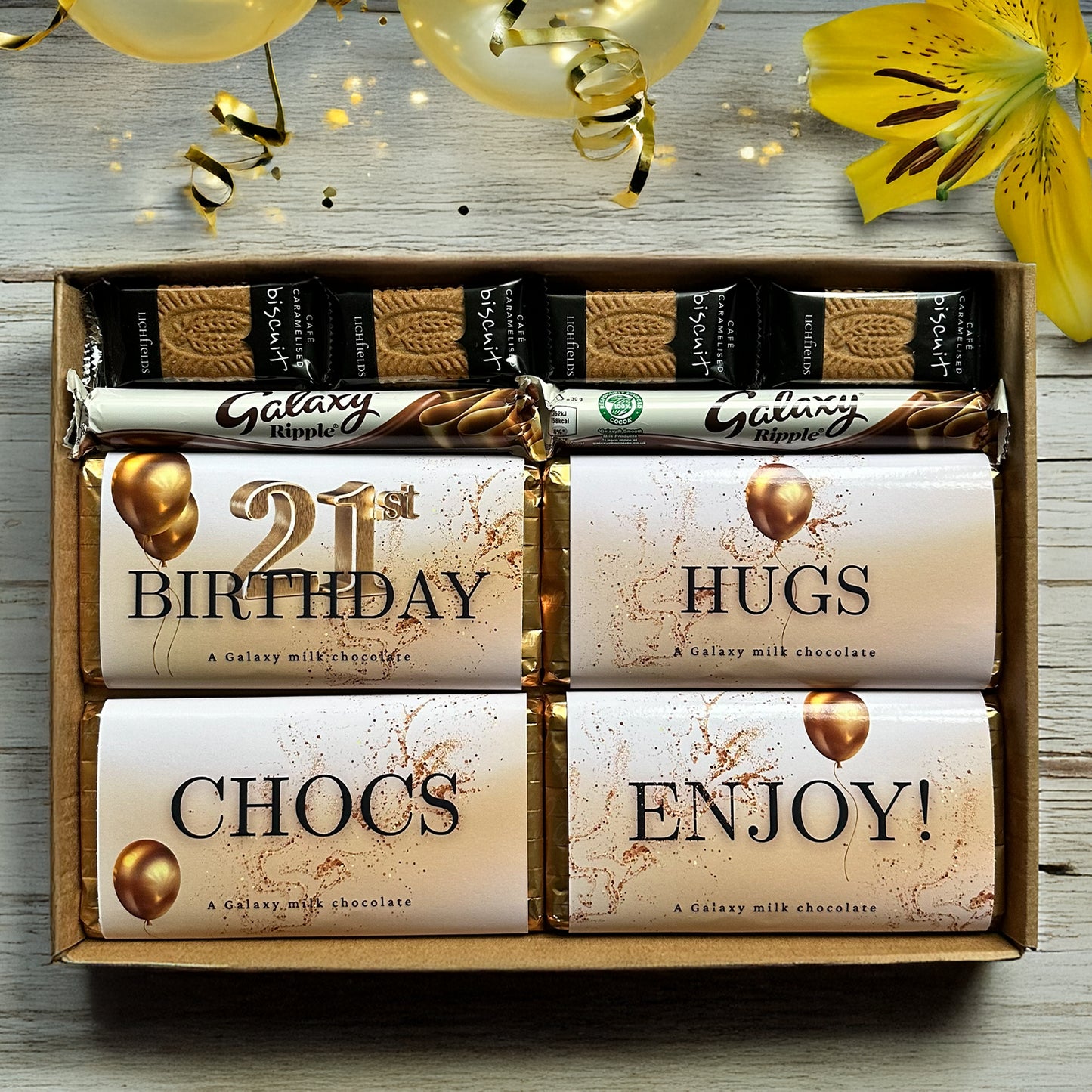 Milestone Birthday Chocolate Letterbox Gift Box