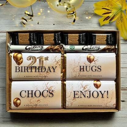 Milestone Birthday Chocolate Letterbox Gift Box