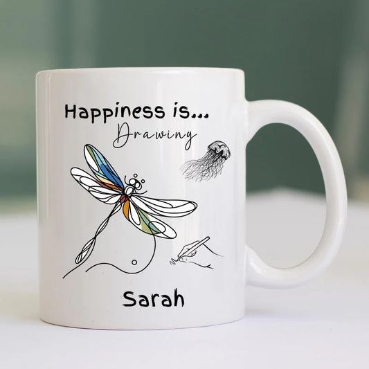 Happiness-is-Drawing-Mug