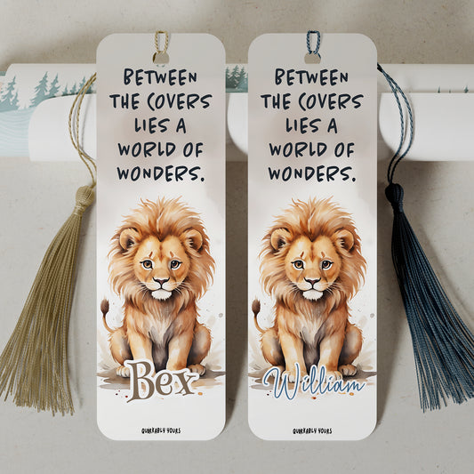 Cute Lion Bookmark – Perfect Gift for Bookworms