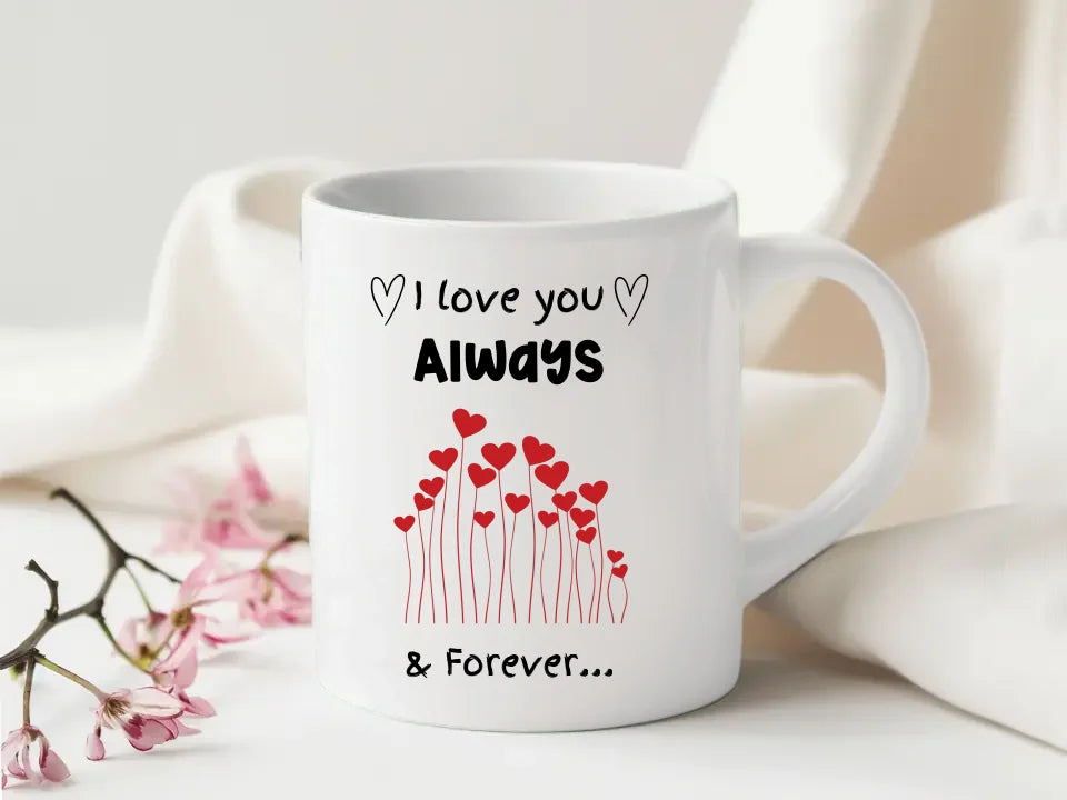 Heart String Design Love Mug